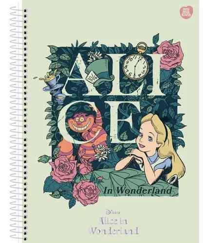 CADERNO C.D. 10X1 ALICE IN WONDERLAND 